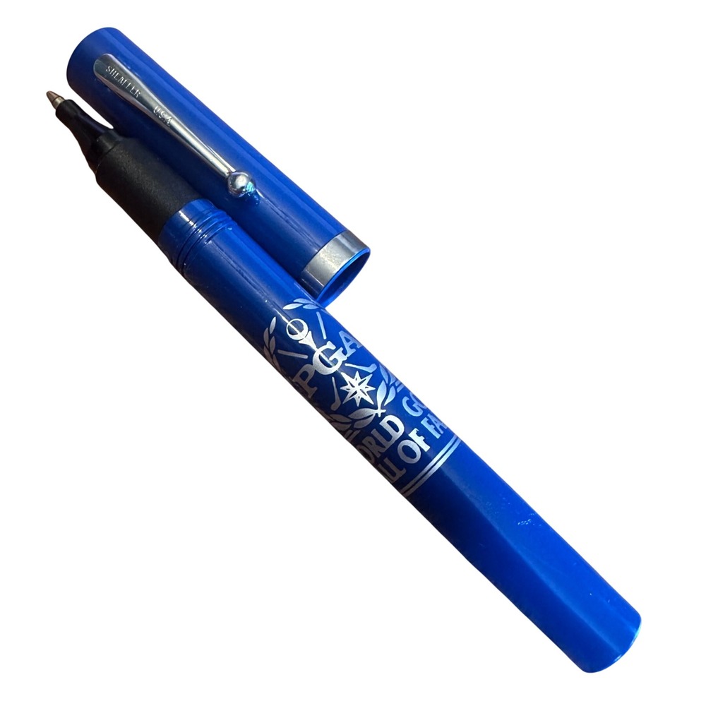 Sheaffer Ballpoint Pen Blue PGA World Golf Hall of Fame USA Vintage